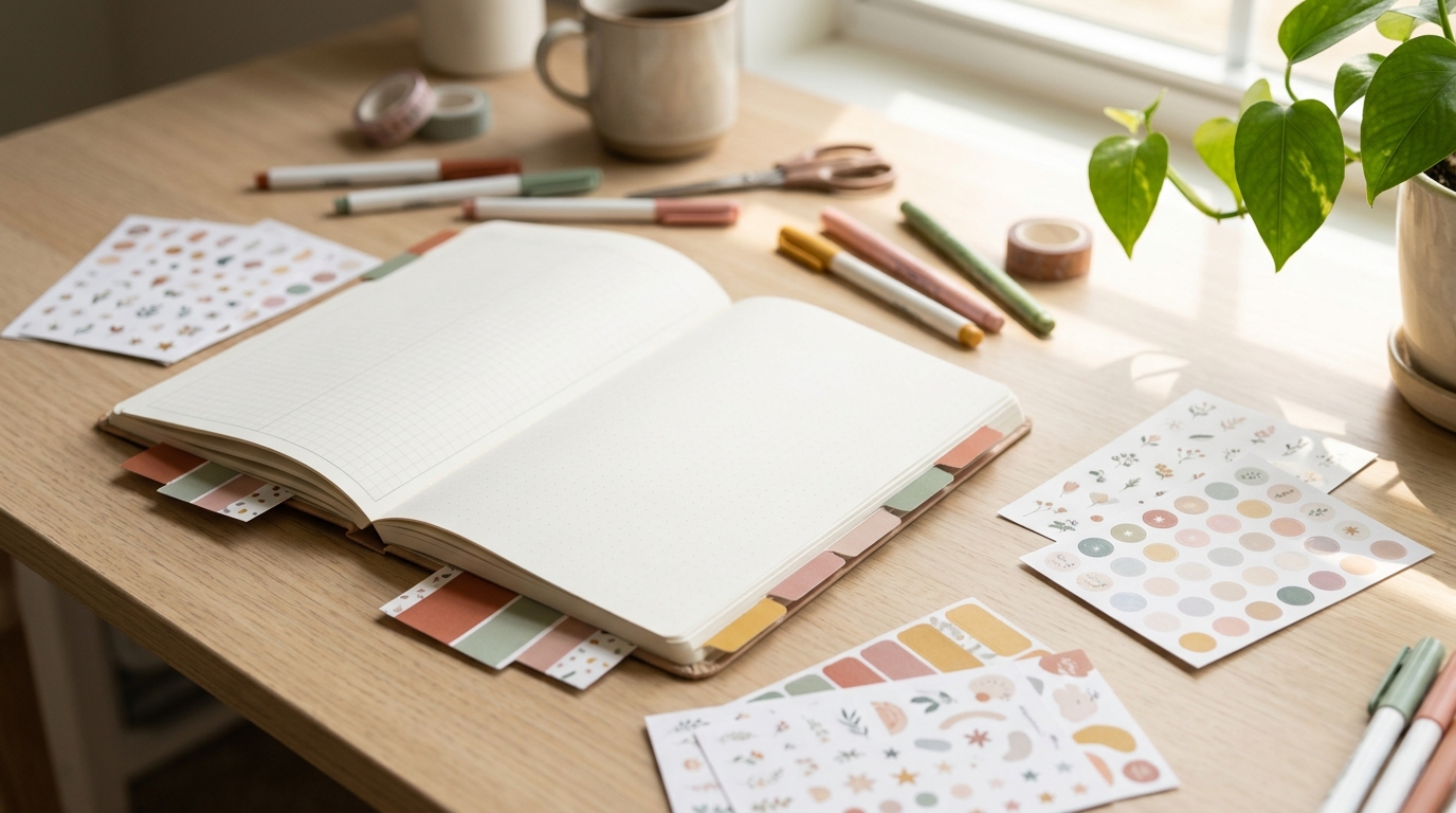 DIY Planner Stickers and Month Tabs for 2027